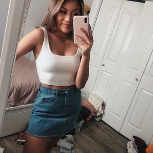 brandy melville john galt jean skirt